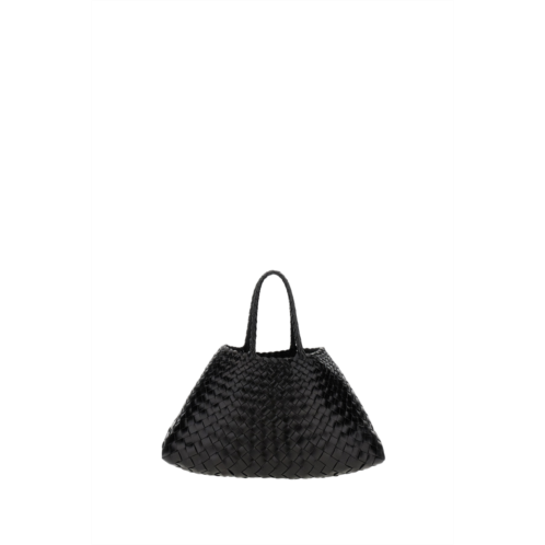 DRAGON DIFFUSION tapered black buffalo calf leather handwoven bag