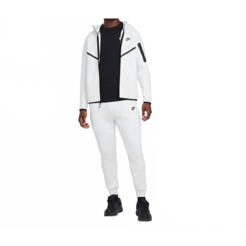 NIKE mens tech fleece joggers in birch heather/black