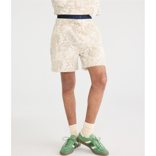 Aeropostale cloud soft floral camo fleece shorts 5.5