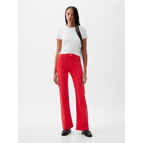 Gap High Rise 70s Flare Jeans