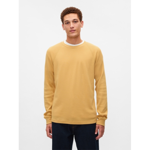 Gap Waffle-Knit Raglan T-Shirt
