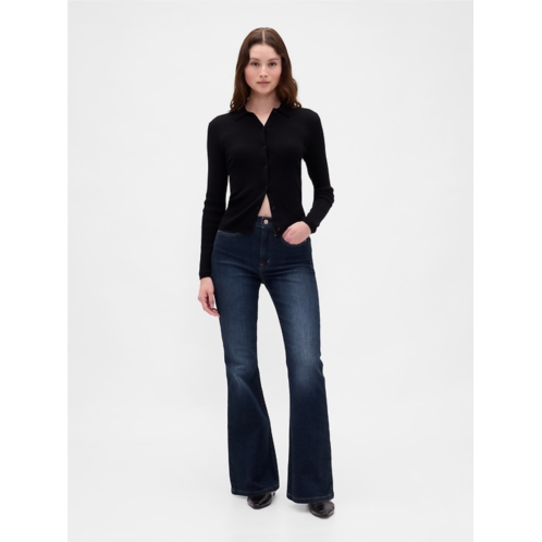 Gap High Rise 70s Flare Jeans