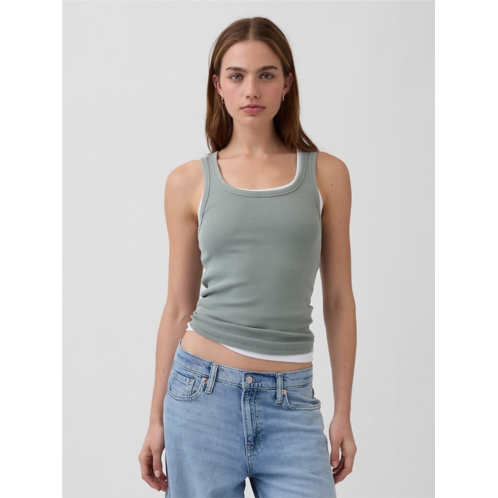 Gap Rib Scoop Tank Top