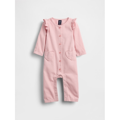 Gap Baby Denim Heart Pocket One-Piece