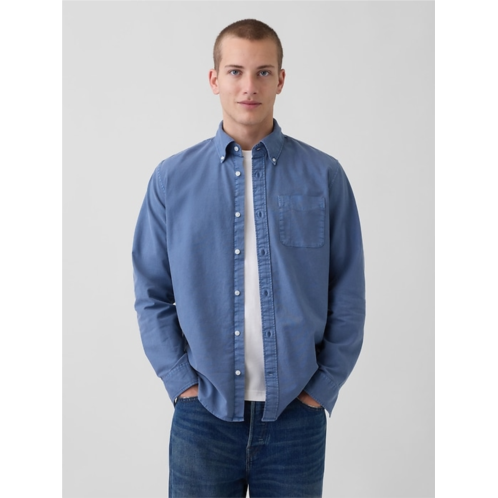 Gap Plaid Oxford Button-Down Shirt