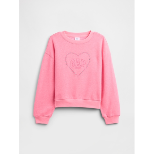 Kids Oversized Gap Graphic Sweatshirt