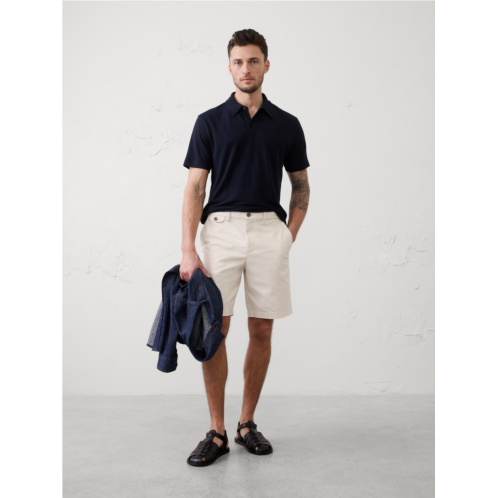 bananarepublic Slim-Fit Linen-Blend Polo
