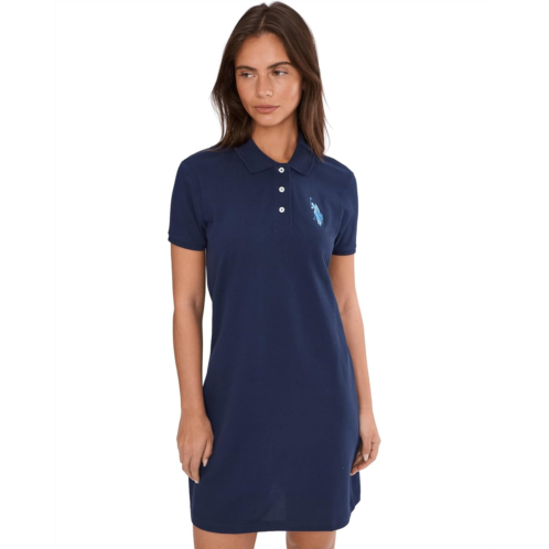 U.S. Polo ASSN. Multi Tonal Mini Polo Dress