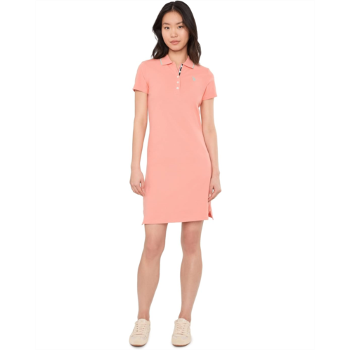 U.S. Polo ASSN. Tipped Polo Dress