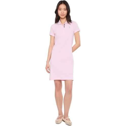 U.S. Polo ASSN. Tipped Polo Dress