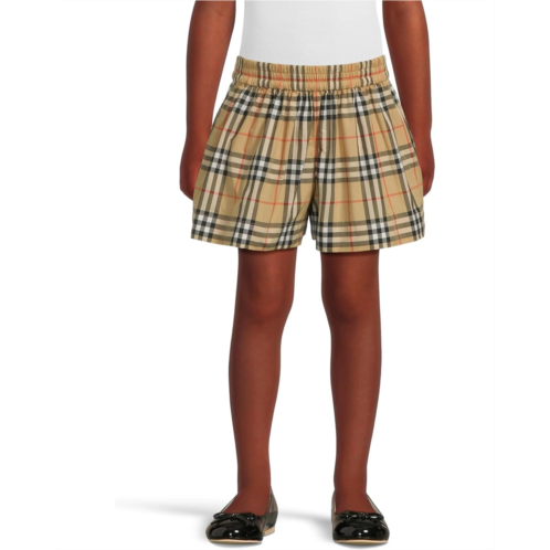 Burberry Kids Marcy Check Shorts (Big Kid)