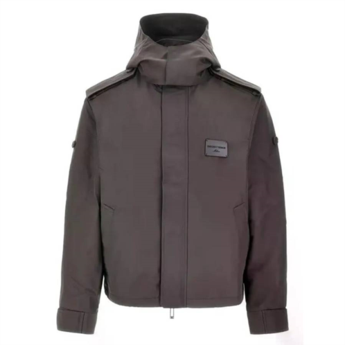 Emporio Armani logo applique blouson jacket