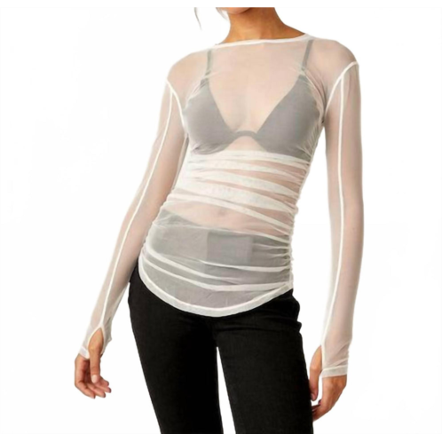 Free People last layer long sleeve top in ivory