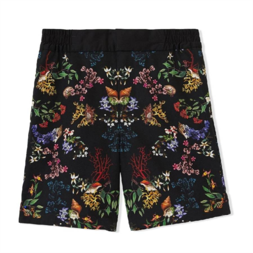 Burberry floral-print cotton shorts