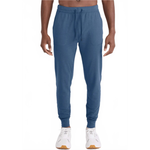 SAXX 3six five lounge pant in washed indigo