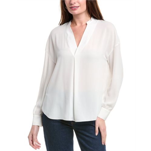 Vince front pleat blouse