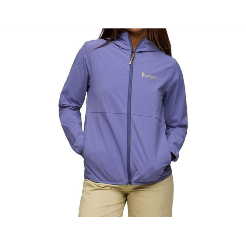 Cotopaxi vuelta performance windbreaker jacket in blue smoke