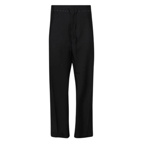 Maison Margiela creased stitch detailed trousers