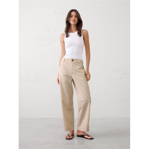 bananarepublic Straight High-Rise Utility Twill Pant