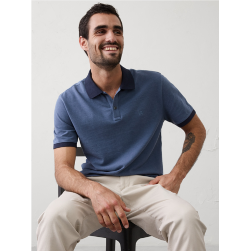 bananarepublic Standard-Fit Monogram Pique Polo