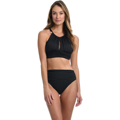 La Blanca Island Goddess High Neck Midline Bralette