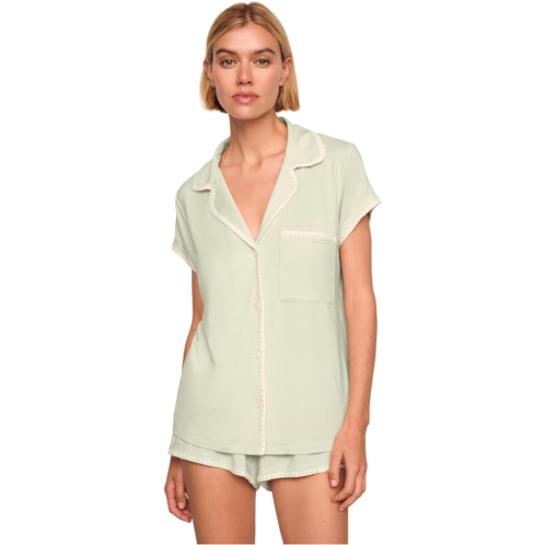 Womens Eberjey Frida Shortie Pj Set