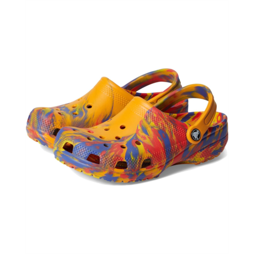 Crocs Kids Classic Marbled Tie-Dye Clog (Little Kid/Big Kid)