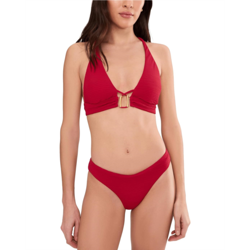 Womens BECCA Riviera Mira Textured Halter Top