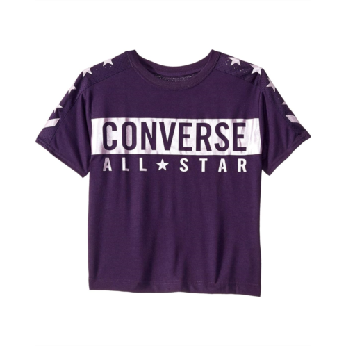 Converse Kids Short Sleeve Mesh-Panel All Star Logo Graphic T-Shirt (Big Kids)