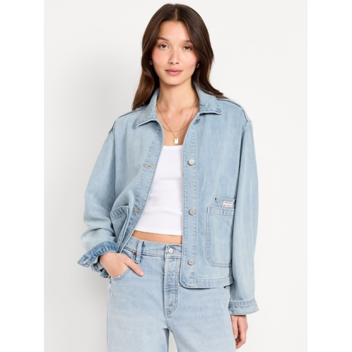OldNavy Cropped Denim Chore Jacket