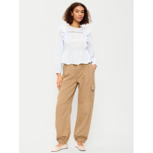 OldNavy Twill Barrel Cargo Pants