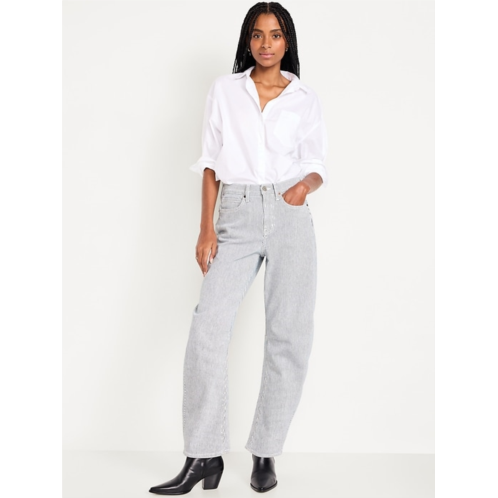 OldNavy High-Waisted Baggy Barrel Jeans