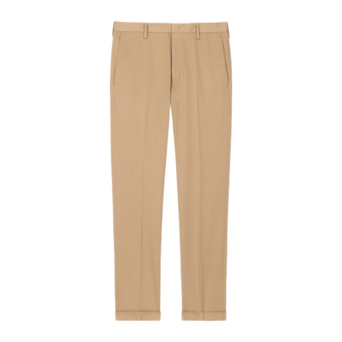 Paul Smith tailored beige chinos with turn-up hems