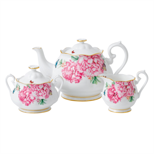 Royal Albert miranda kerr friendship teapot sugar & cream 3 piece set