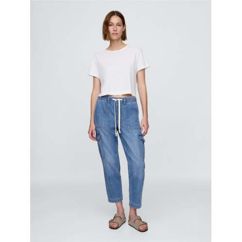 Gap Denim Easy Cargo Joggers