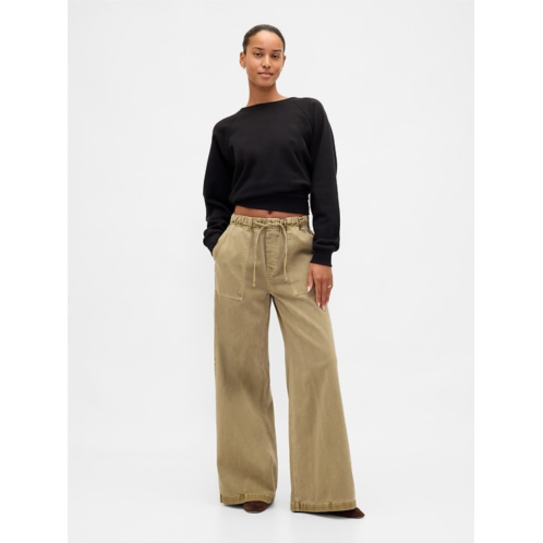 Gap Mid Rise Easy Baggy Pants