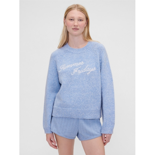 Gap × Summer Fridays Oversized Logo Sweater