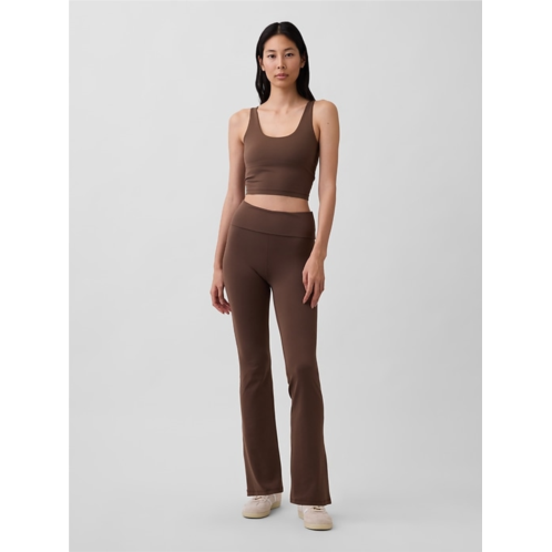 GapFit Smooth Foldover Mini Flare Leggings