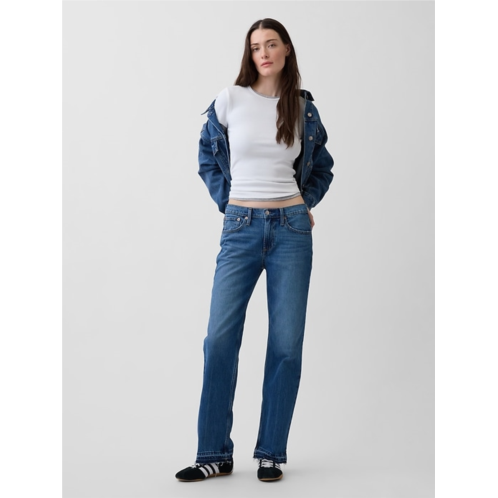 Gap Mid Rise Straight Jeans