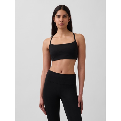 GapFit Smooth Racerback Sports Bra