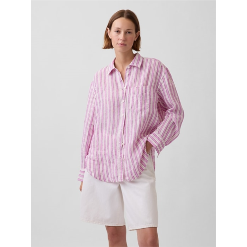 Gap 100% Linen Oversized Shirt
