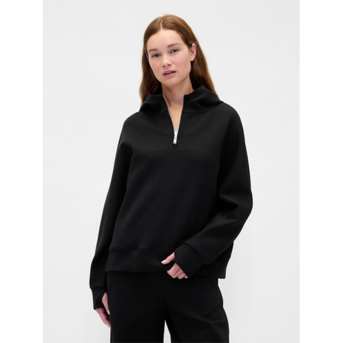 GapFit Oversized Quarter-Zip Hoodie