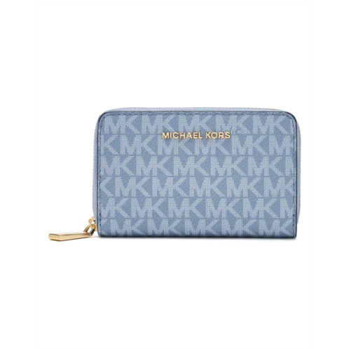 Michael Michael Kors Jet Set Small Zip Around Card Case