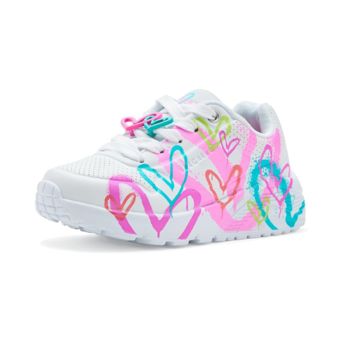 Skechers KIDS Skechers X James Goldcrown-Uno Lite - Flutter Hearts 314965L (Little Kid/Big Kid)