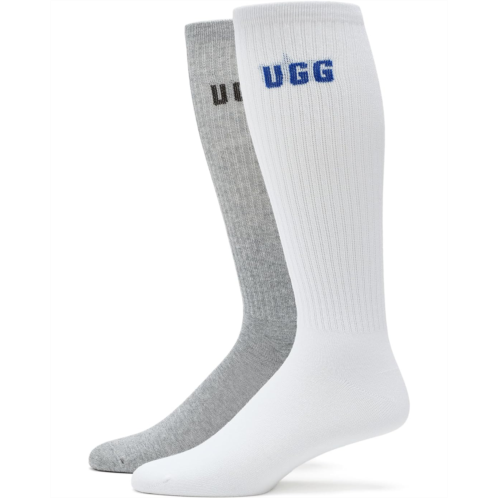 Mens UGG Leander Logo Crew 2 Pack