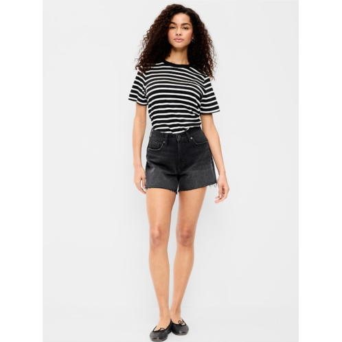 OldNavy High-Waisted OG Jean Shorts -- 4-inch inseam