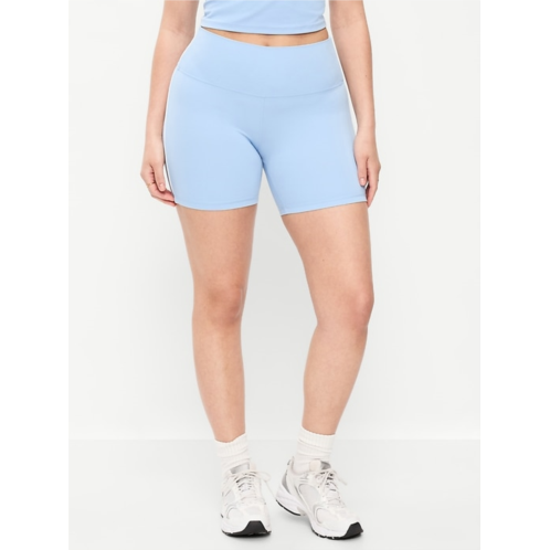 OldNavy High-Waisted StudioSmooth Biker Shorts -- 6-inch inseam