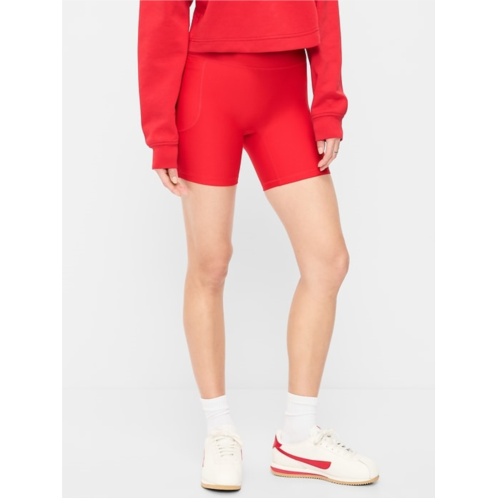 OldNavy Extra-High Waisted PowerSoft Boundless Pocket Biker Shorts-- 6-inch inseam - No Front Seam