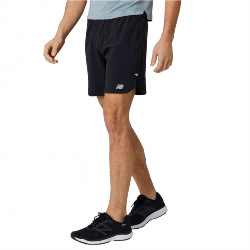 New Balance impact run short 7 in black