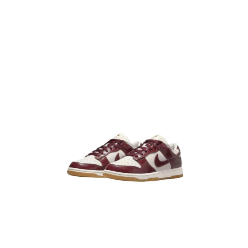 NIKE womens dunk low lx sneakers in phantom/team red/sail